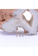 BVLA 3mm Flat Star in 14k Gold Threadless Ends by BVLA!