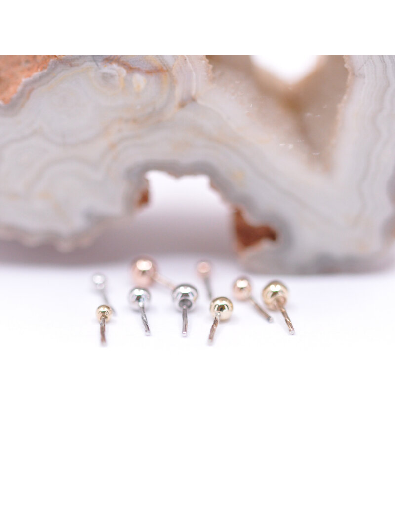 BVLA 14k Gold Ball Threadless Ends by BVLA!
