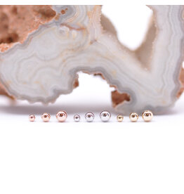 BVLA Gold Ball 14k Gold Threadless Ends