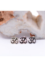 BVLA Ohm with Genuine Diamond in 14k Gold 16g Threaded Ends by BVLA!
