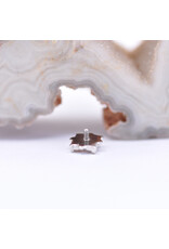 BVLA 5.5mm Reema with Oregon Sunstone in White Gold 16g Threaded End