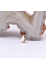 BVLA 4mm Flat Teardrop 14k Gold Threadless Ends by BVLA!