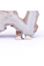 BVLA 4mm Flat Teardrop 14k Gold Threadless Ends by BVLA!