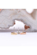 BVLA 4mm Flat Teardrop 14k Gold Threadless Ends by BVLA!