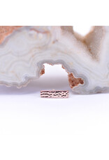 BVLA Hammered Rectangle in 14k Gold Threadless Ends by BVLA!