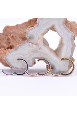 BVLA 16g Telesto Clicker Rings with CZ in 14k Gold by BVLA