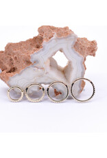 BVLA 16g Telesto Clicker Rings with CZ in 14k Gold by BVLA
