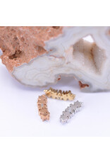 BVLA Nalani 5 with CZ in 14k Gold 16g Threaded Ends by BVLA!