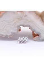 BVLA Liara 3 with CZ in 14k Gold 16g Threaded Ends by BVLA!