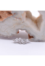 BVLA Genesis with CZ in 14k Gold 16g Threaded Ends by BVLA!