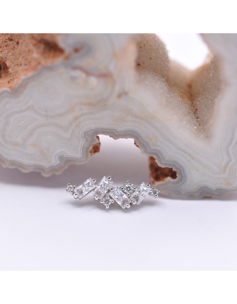 BVLA Genesis with CZ in 14k Gold 16g Threaded Ends by BVLA!