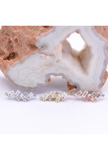 BVLA Genesis with CZ in 14k Gold 16g Threaded Ends by BVLA!