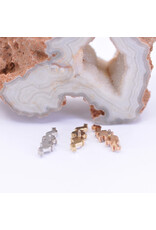 BVLA Genesis with CZ in 14k Gold 16g Threaded Ends by BVLA!