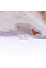 BVLA 4mm Flat Triangle 14k Gold Threadless Ends by BVLA!