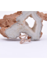 BVLA 16g 7/16" High Tide Clicker Ring with CZ in 14k Rose Gold by BVLA!