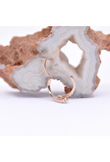 BVLA 16g 7/16" High Tide Clicker Ring with CZ in 14k Rose Gold by BVLA!