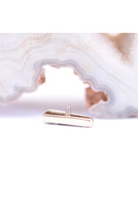 BVLA Valerian with Madeira Citrine in 14k Yellow Gold 16g Threaded End by BVLA!