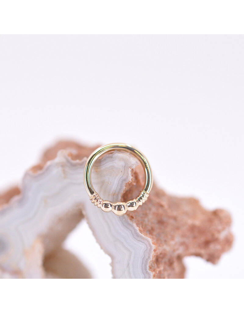 BVLA 16g 5/16" Myla Seam Ring in 14k Yellow Gold by BVLA!