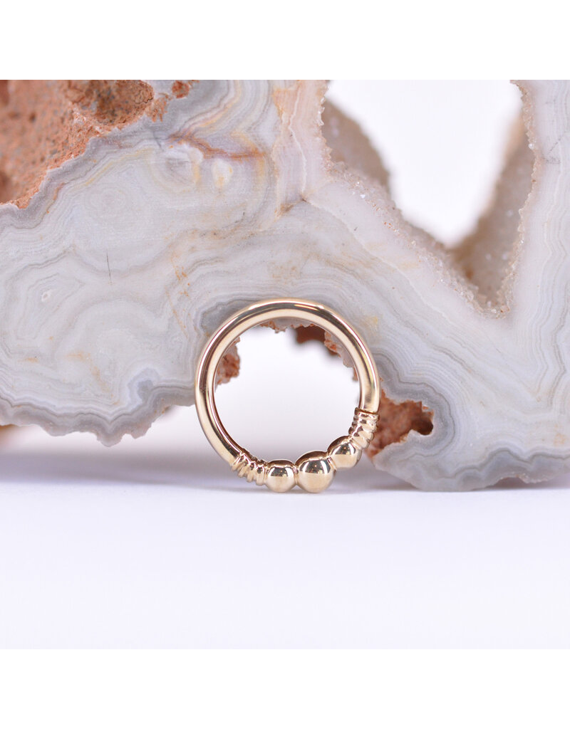 BVLA 16g 5/16" Myla Seam Ring in 14k Yellow Gold by BVLA!