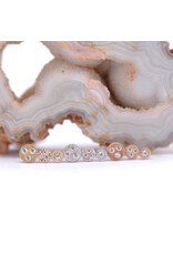 BVLA Pave Circle with CZ in 14k Gold Threadless Ends by BVLA!