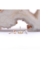 BVLA Pave Circle with CZ in 14k Gold Threadless Ends by BVLA!