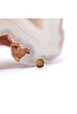 BVLA Polished Disc in 14k Gold Threadless Ends by BVLA!