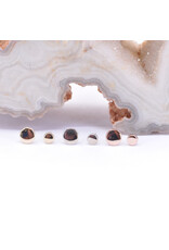 BVLA Polished Disc in 14k Gold Threadless Ends by BVLA!