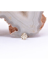 BVLA Hammered Disc 14k Gold Threadless Ends by BVLA!