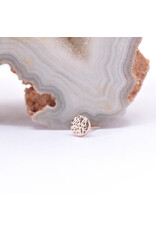 BVLA Hammered Disc 14k Gold Threadless Ends by BVLA!