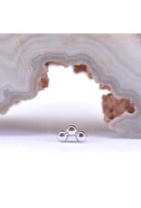 BVLA Tri Bead Arc 14k Gold Threadless End by BVLA!