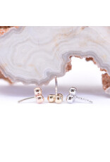 BVLA Tri Bead Cluster Threadless End in 14k Gold by BVLA!