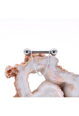 BVLA 12g 33mm Ophelia Chain Accessory in 14k White Gold by BVLA!