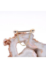 BVLA 12g 33mm Ophelia Chain Accessory in 14k Yellow Gold by BVLA!