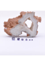 Neometal Lavender CZ Prong Titanium Threadless Ends by Neometal