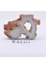 Neometal Aurora Borealis CZ Prong Titanium Threadless Ends by Neometal