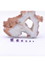 Neometal Fancy Purple CZ Prong Titanium Threadless Ends by Neometal