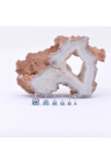 Neometal Mint Green CZ Prong Titanium Threadless Ends by Neometal
