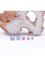 Neometal Lavender Opal #38 Cabochon Titanium Threadless Ends by Neometal