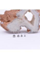 Neometal Mint Green CZ Bezel Titanium Threadless Ends by Neometal