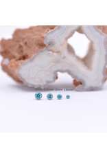 Neometal Mint Green CZ Bezel Titanium Threadless Ends by Neometal