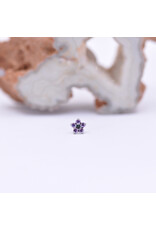 Neometal Flower Titanium Threadless Ends by Neometal