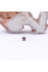 Neometal Flower Titanium Threadless Ends by Neometal
