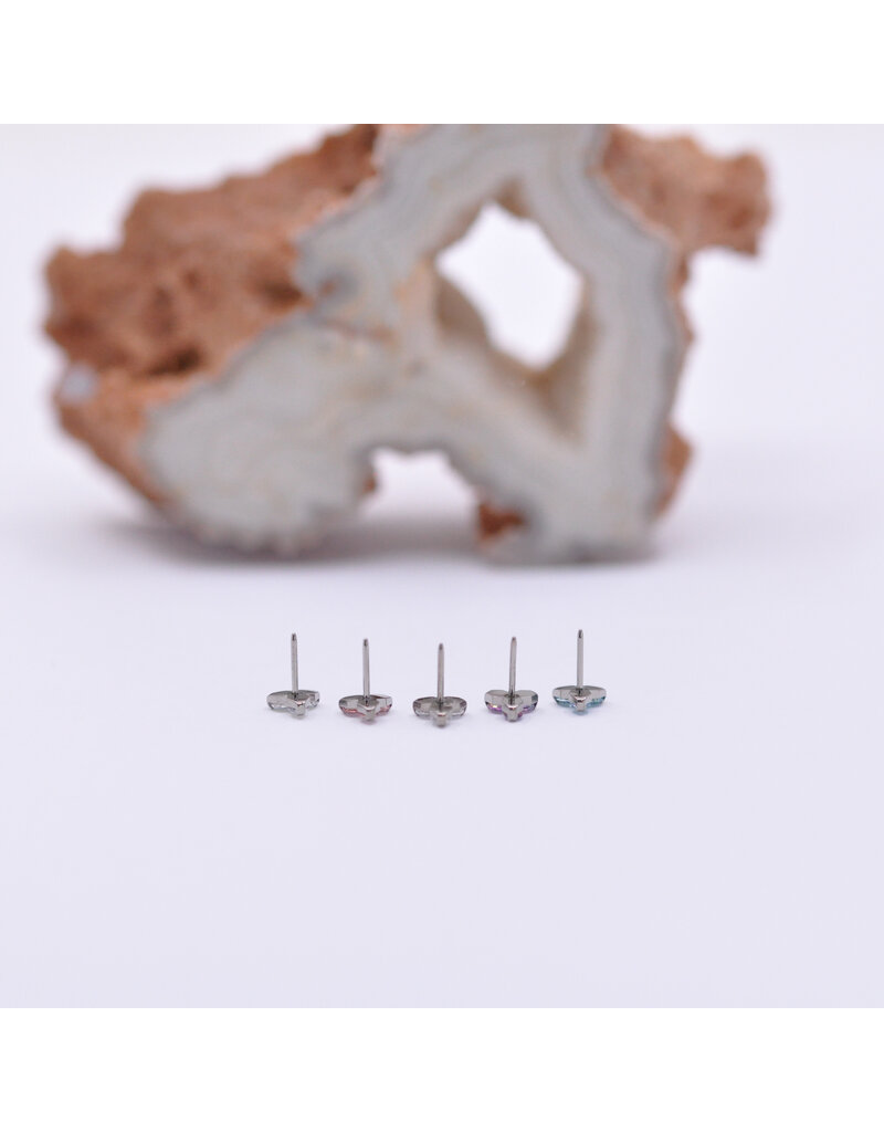 Neometal Trinity Prong Titanium Threadless Ends by Neometal