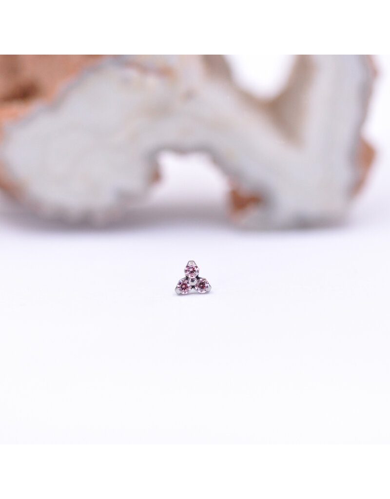 Neometal Trinity Prong Titanium Threadless Ends by Neometal