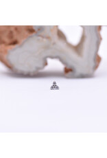 Neometal Trinity Prong Titanium Threadless Ends by Neometal