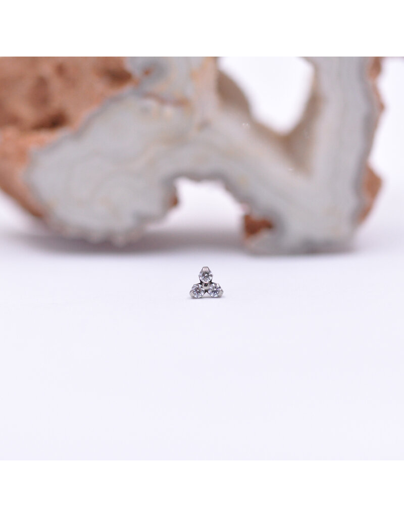 Neometal Trinity Prong Titanium Threadless Ends by Neometal