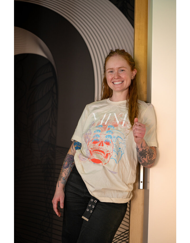 Skull and Gems Logo Tee - Pastel