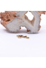 BVLA Fei Long Lrg Dragon 16x10mm Left Facing 16g Threaded End 14k Yellow Gold