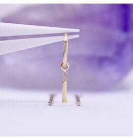 BVLA Zuko Charm 14k Gold 16g 0.8mm Diamond