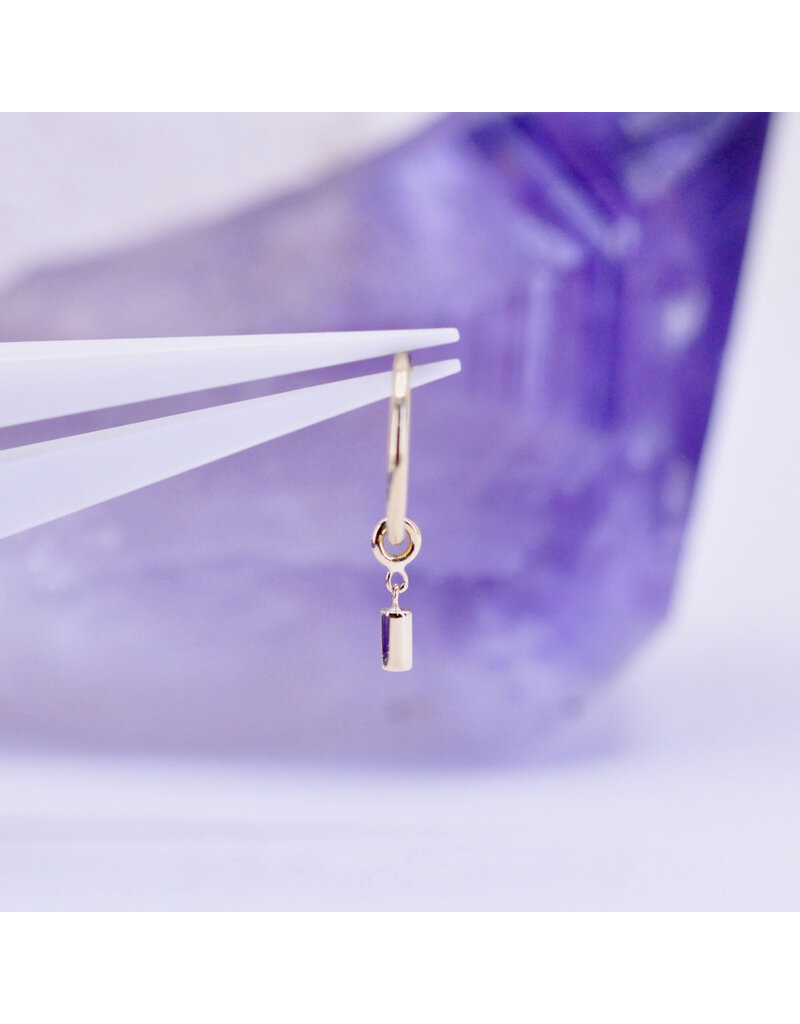 BVLA Zuko Charm 14k Gold 14g 1.25mm Diamond